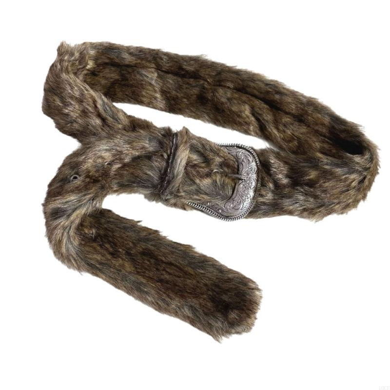 Women Accessories Description - Jaren harige pluche winterriem mode-accessoire tailleband