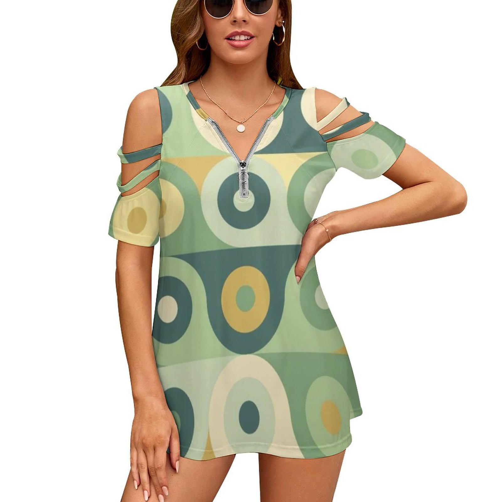 Women'S Accessories In The 60S - Groovy 70's Patroon Vrouwen Rits Verschillende