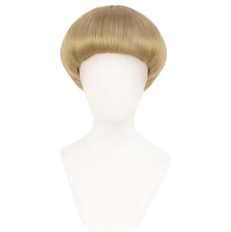 Women'S Accessories In The 60S - Kort blond bob pruik met pony,