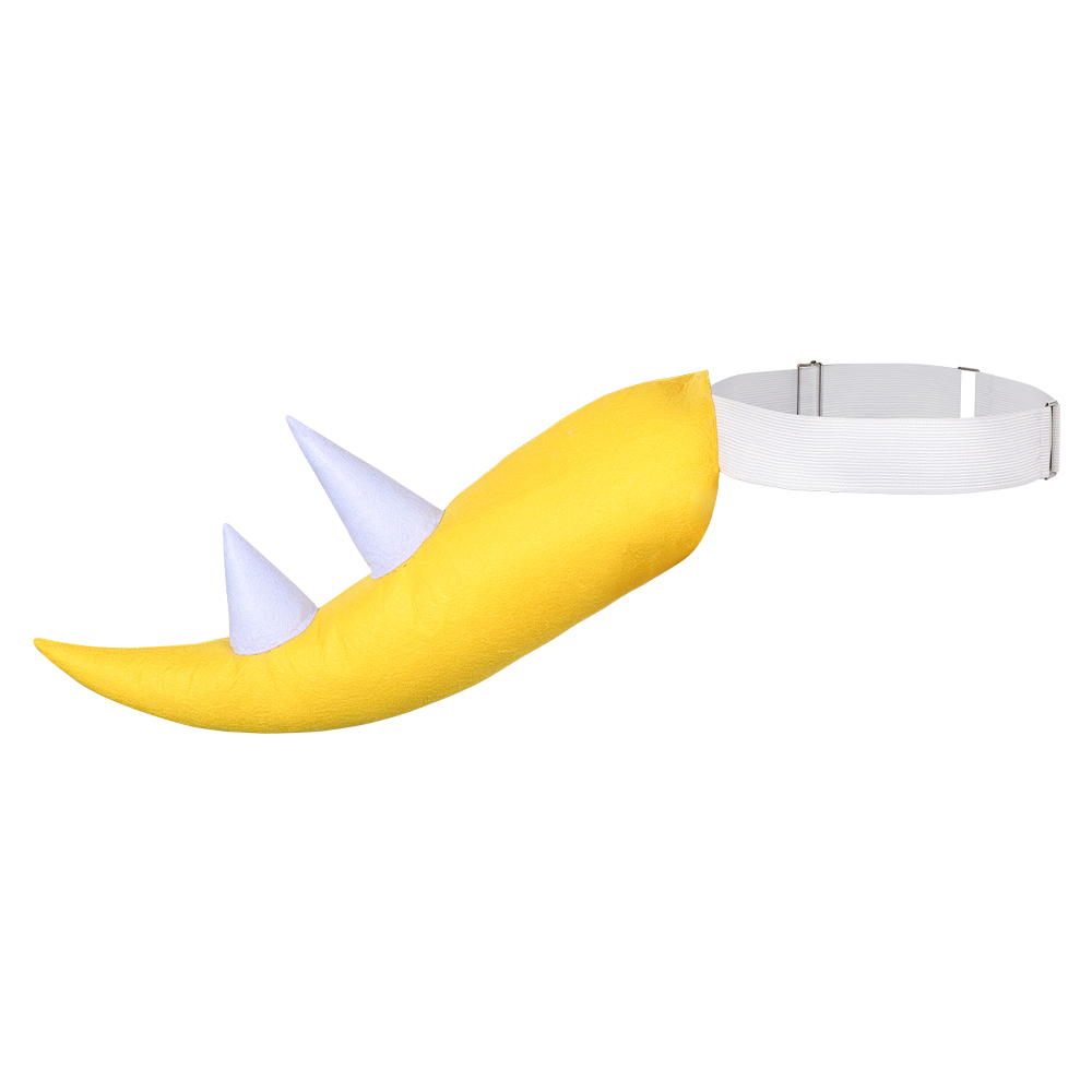 Women'S Yellow Accessories - Bowser Jr Cosplay Yellow Tail Props