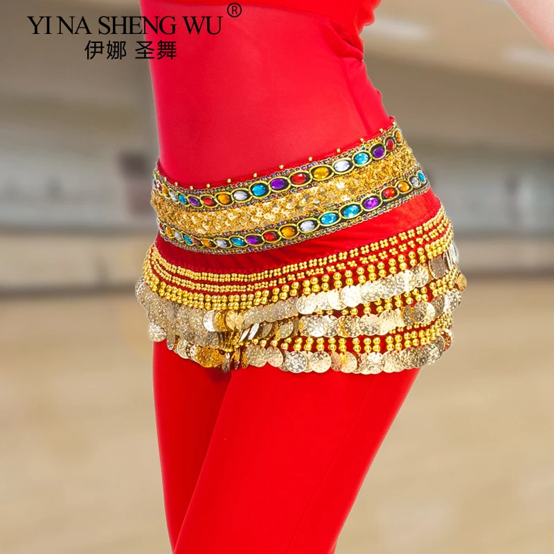 Women Accessories India - Buikdans Taille Ketting Riem 248 Munten