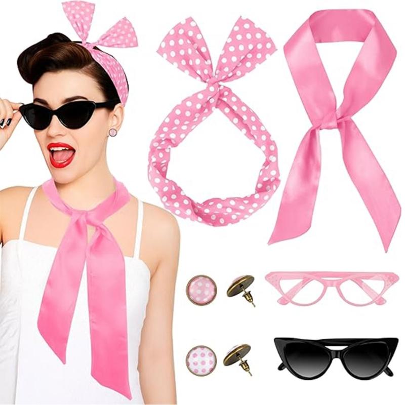 Women'S Accessories In The 1950S - 39BD jaren 1950 kostuumaccessoires set sjaal