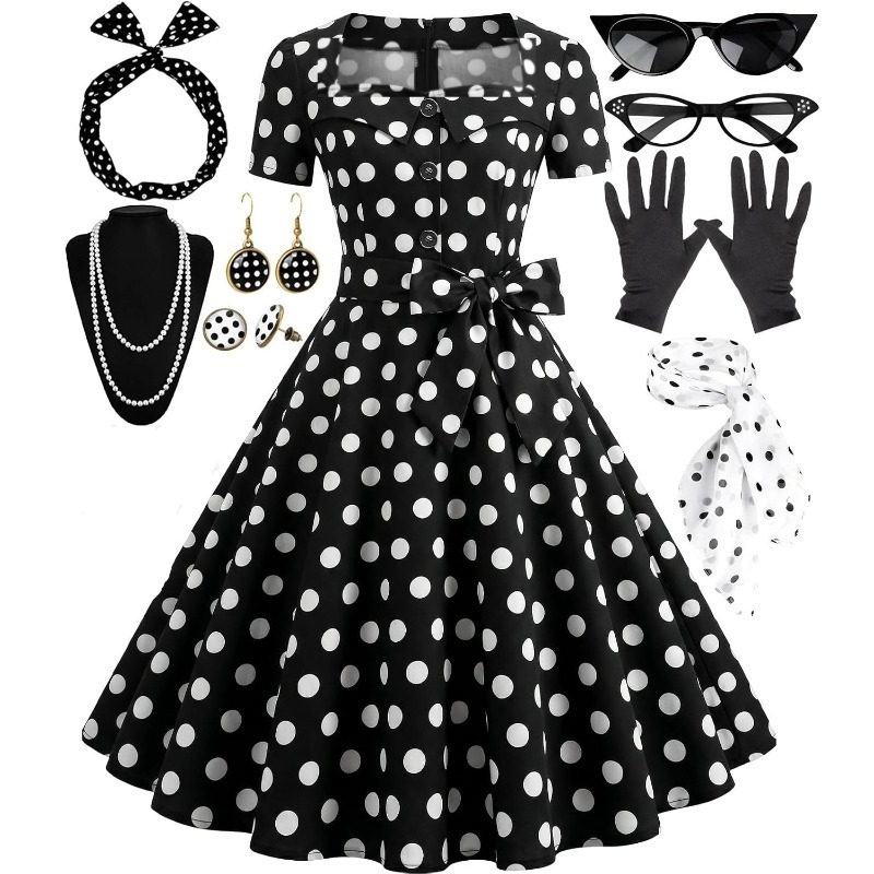 Women'S Accessories In The 1950S - Elegante vintage jurken uit de jaren