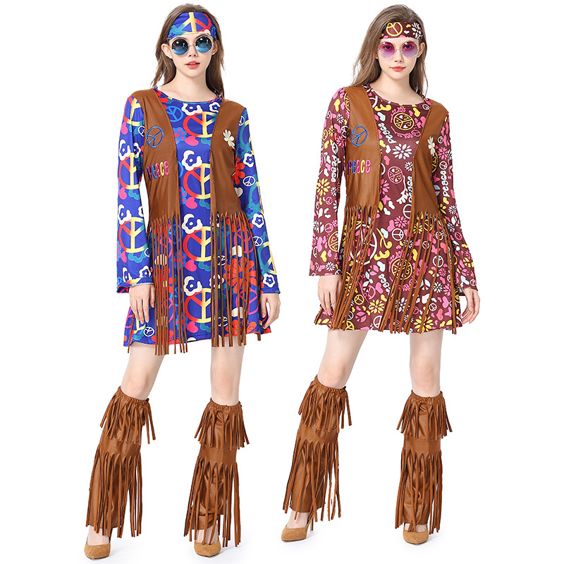 Women'S Accessories In The 60S - Halloween Disco Jurk Jaren '70 Jaren