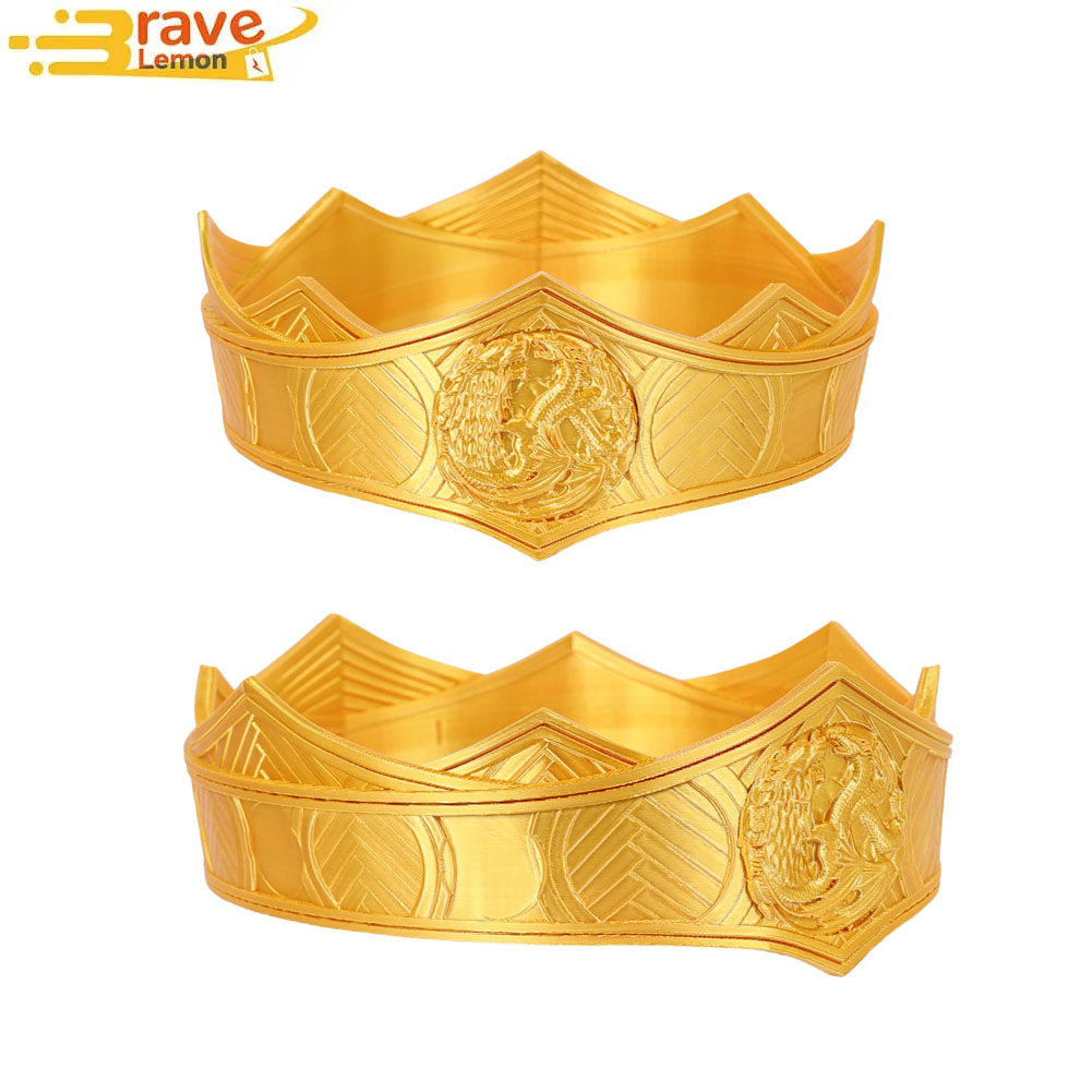 Women'S Yellow Accessories - Rhaenyra Crown Cosplay Vrouwen Goudgeel Plastic