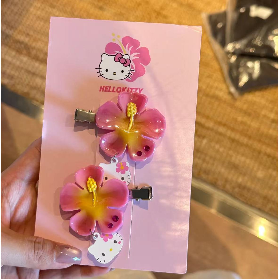 Women Knight Accessories - Kawaii Sanrio Hello Kitty Flower Hair