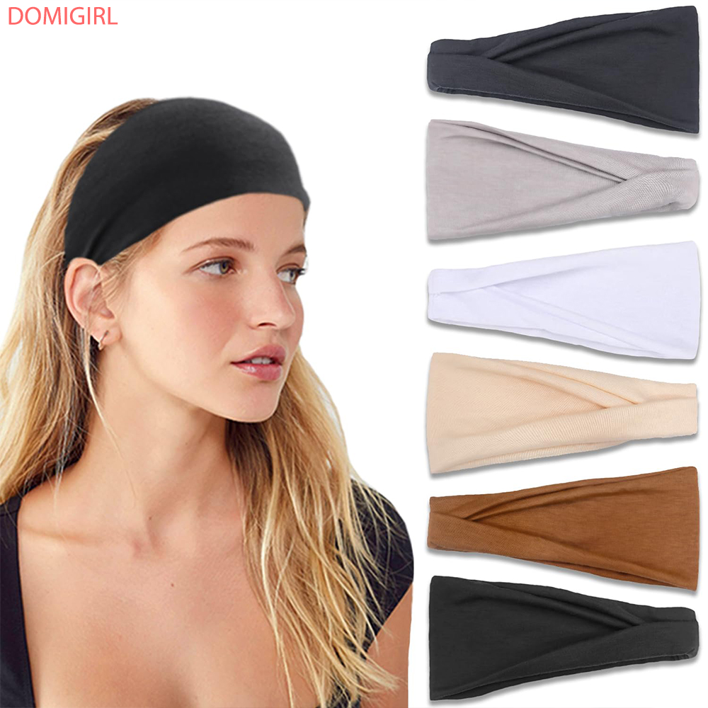 Women'S Yoga Accessories - Nieuwe effen kleur elastische haarband yoga