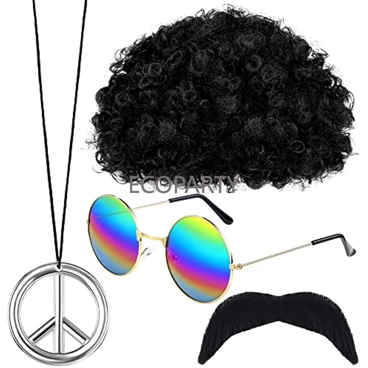 Women'S Accessories In The 60S - Hippiekostuumaccessoires Jaren '70 Jurk Kostuumset Inclusief