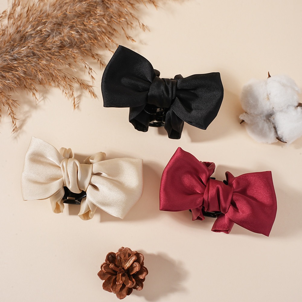 Women'S Accessories Rainbow Shops - Regenboog strikjes meisjes organza klauw haarclips