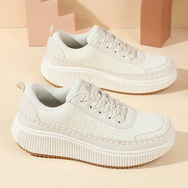 Women'S Accessories Rainbow Shops - Bruine schoenen Dames Flats Herfstlaarzen Sneakers