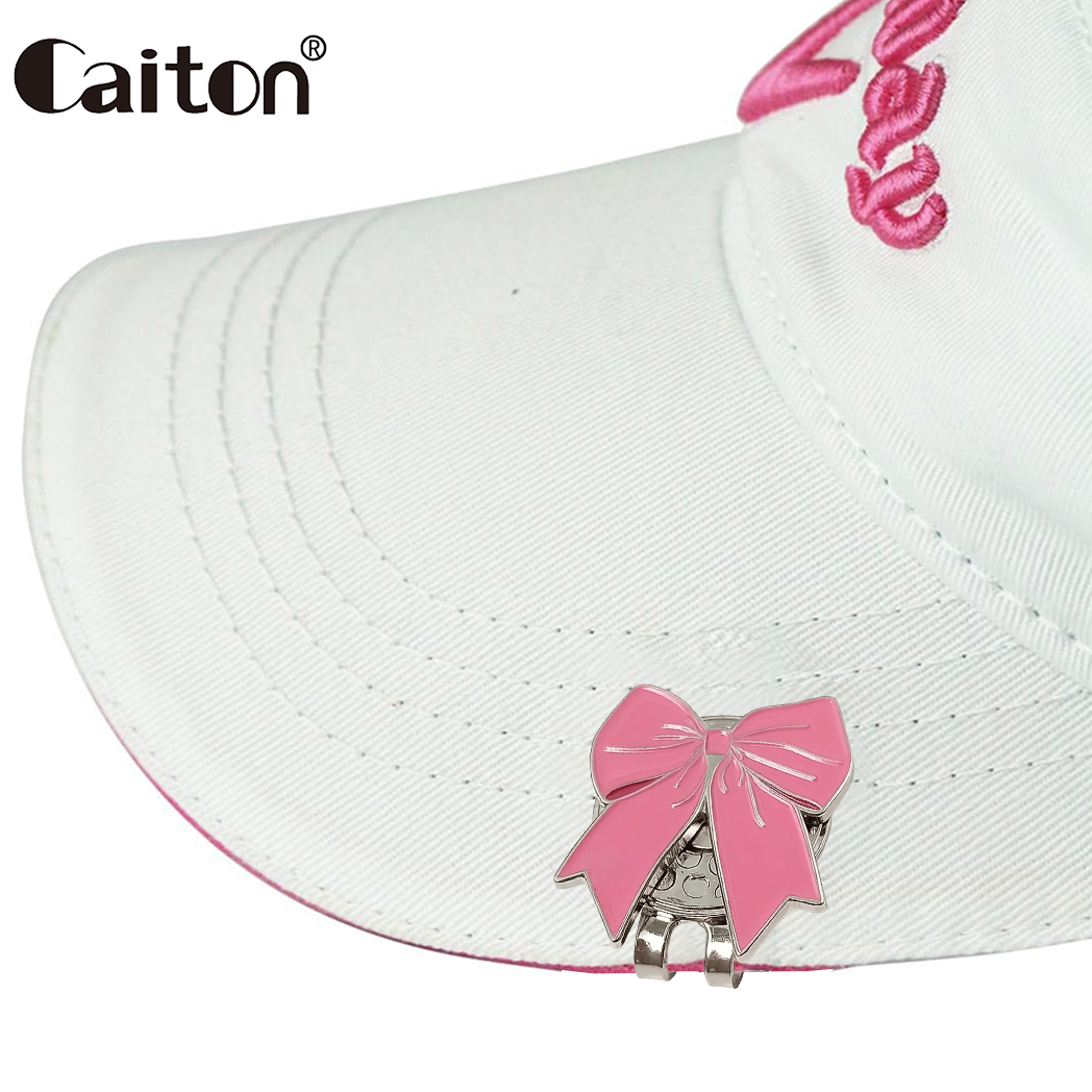 Women'S Golf Accessories - Caiton Pink Ribbon Golf Hoedclip Magnetische