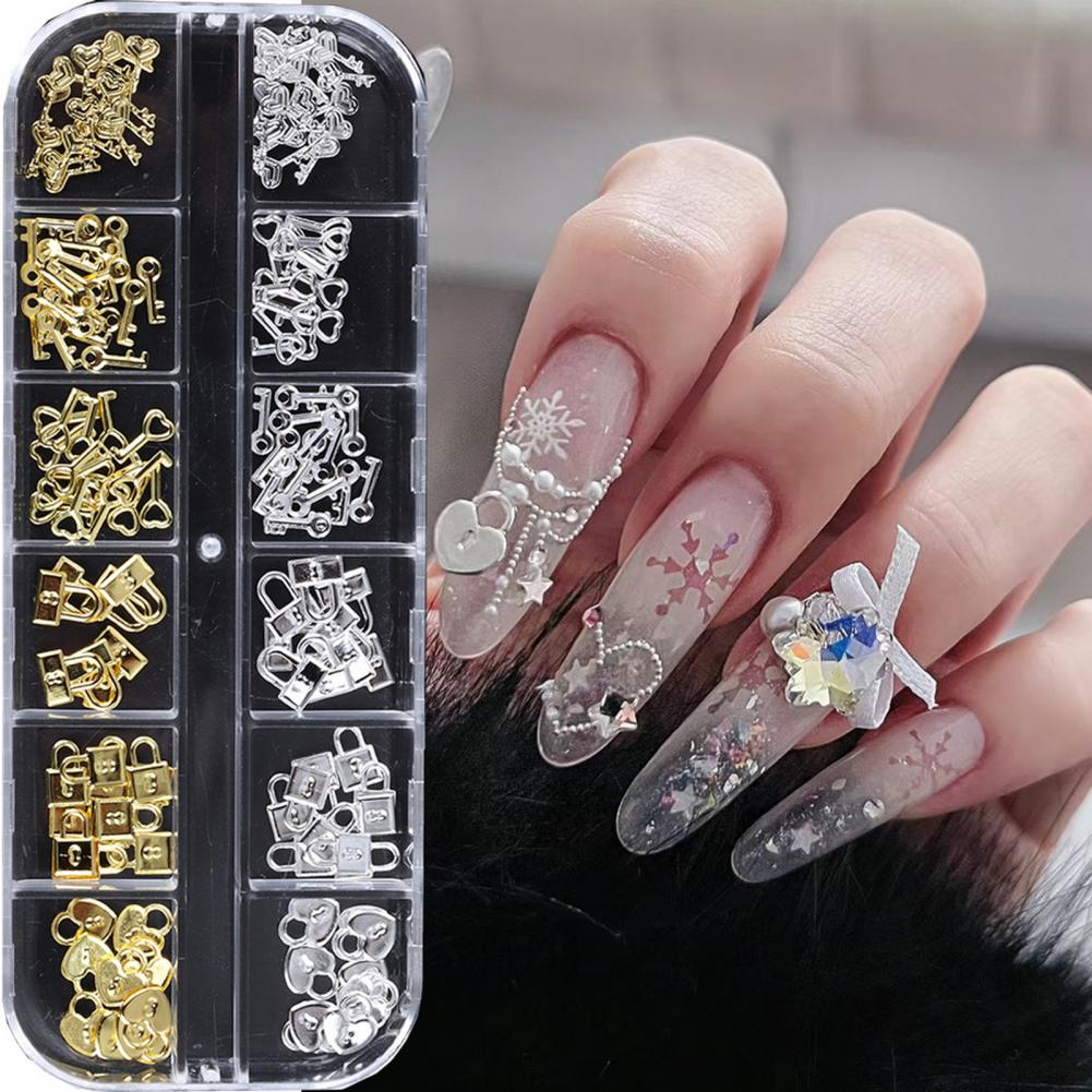 Women Accessories Combo Gift - 1 doos Nail Art Charm 12