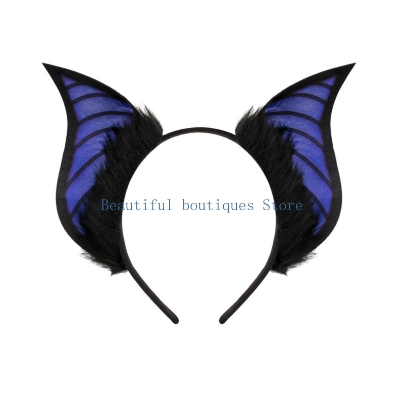 Women Accessories Description - U4LF Creatieve Bat Ear Haarband Cosplay