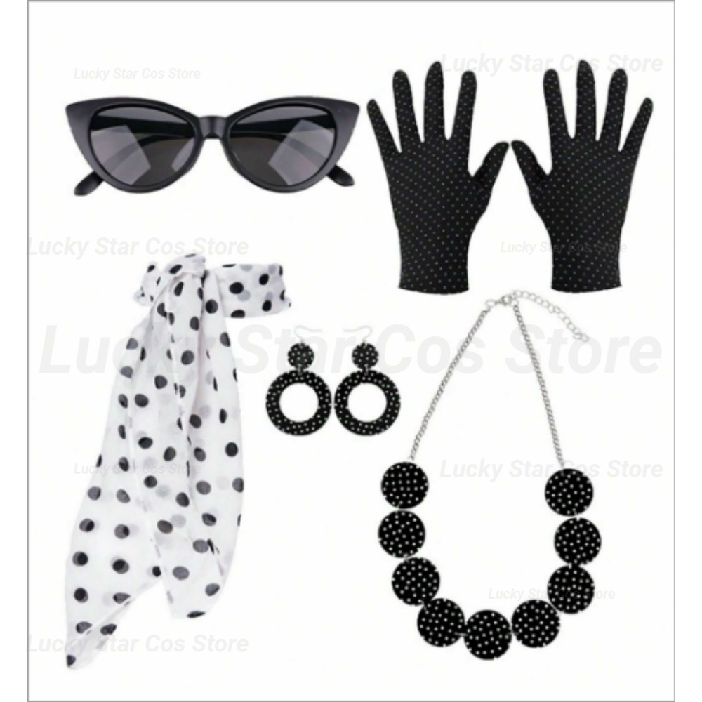 Women'S Accessories In The 1950S - Jaren '50 Retro Kostuumaccessoires Polka Dots