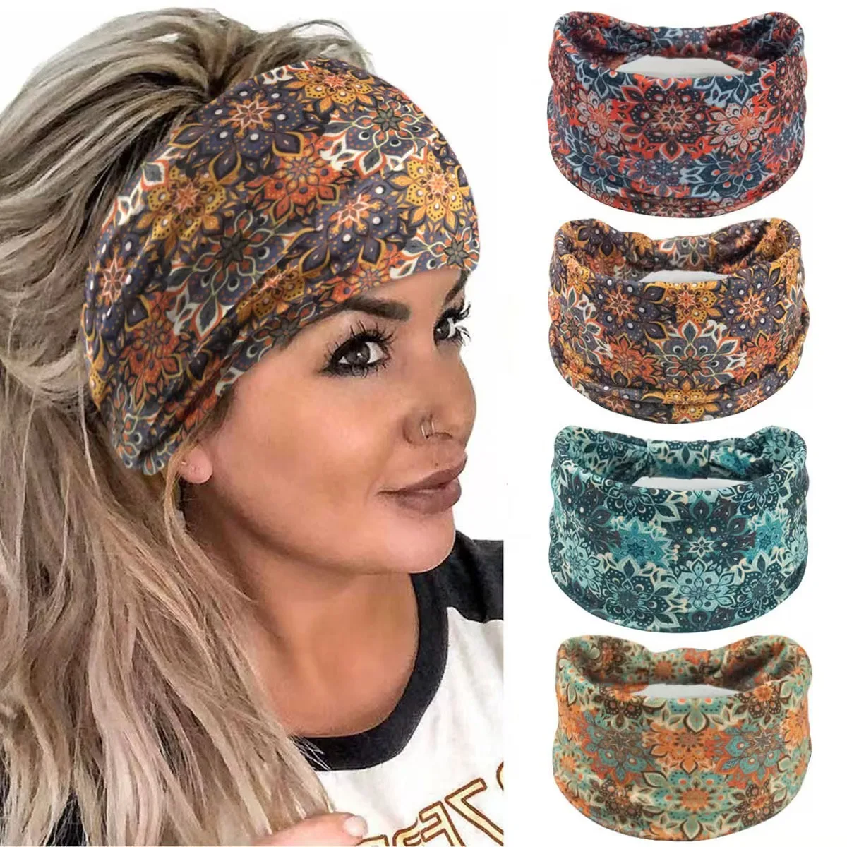 Women'S Yoga Accessories - 🌸 Boho Mandala bloem hoofdband |