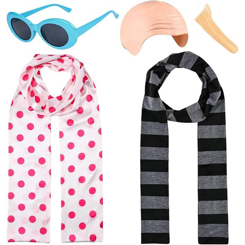 Women'S Accessories In The 1950S - Vrouwen Dames Retro Polka Dot Sjaal