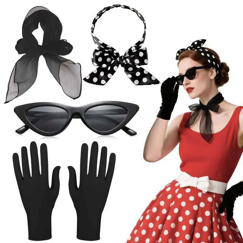 Women'S Accessories In The 1950S - Jaren '50 Retro Kostuum Accessoires Dames