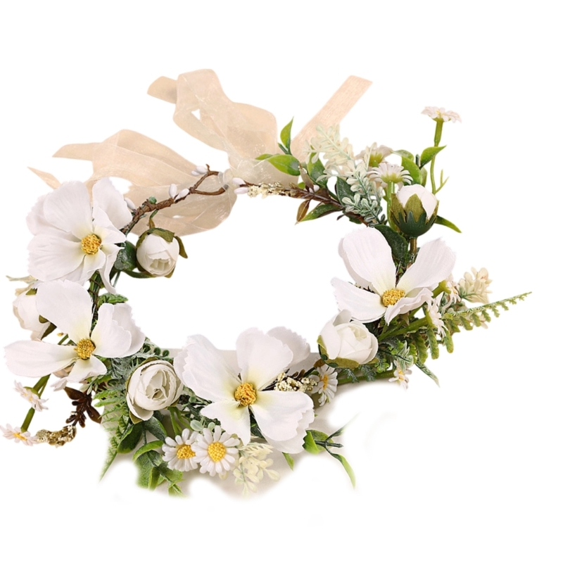 Women Accessories Description - 340D ademend bloemen haaraccessoire bloemthema ontwerp