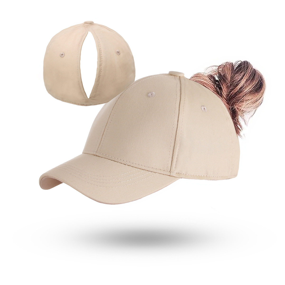 Women'S Golf Accessories - Damesmode Magnetische Paardenstaart Hoed Snel Droogende