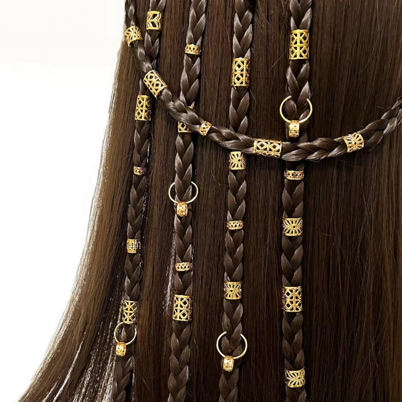 Women Accessories Combo Gift - 80 stks Legering Dreadlock Haar Kralen