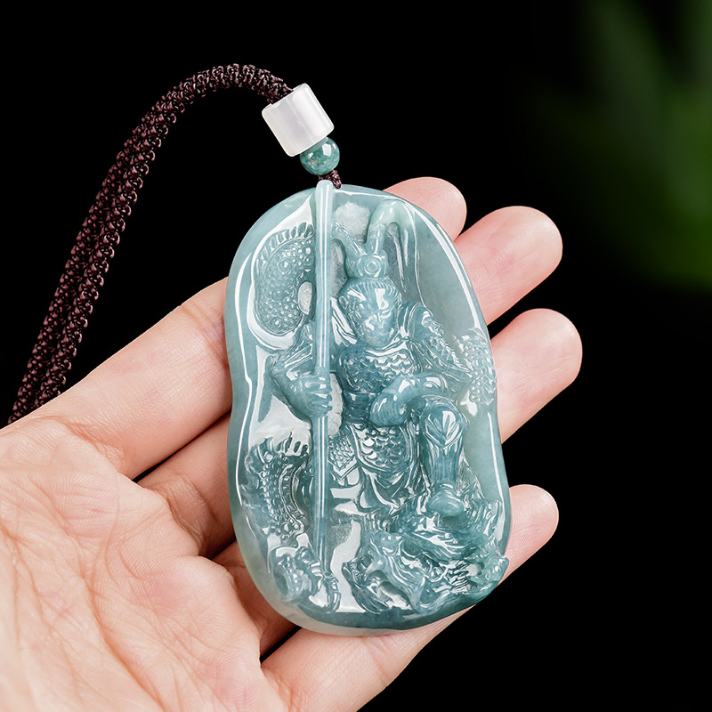 Accessories Woman - Birmese Jadeïet Monkey King hanger ketting
