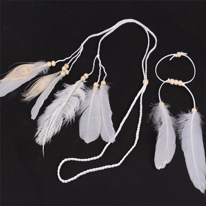De Indische Witte Veer Hoofdba - Women Accessories India recensie en prijs