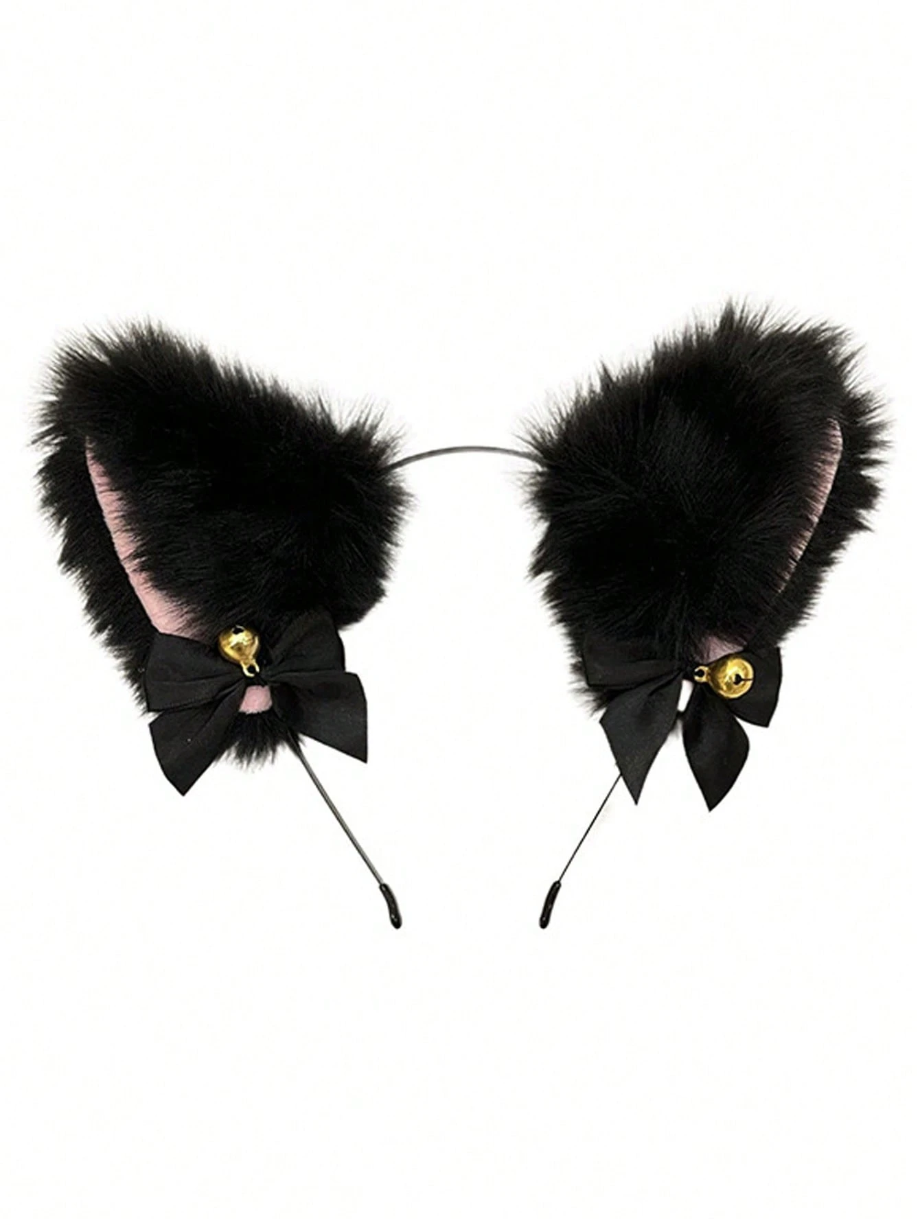 Zwarte pluizige kattenoorhaarb - Women'S Yellow Accessories recensie en prijs