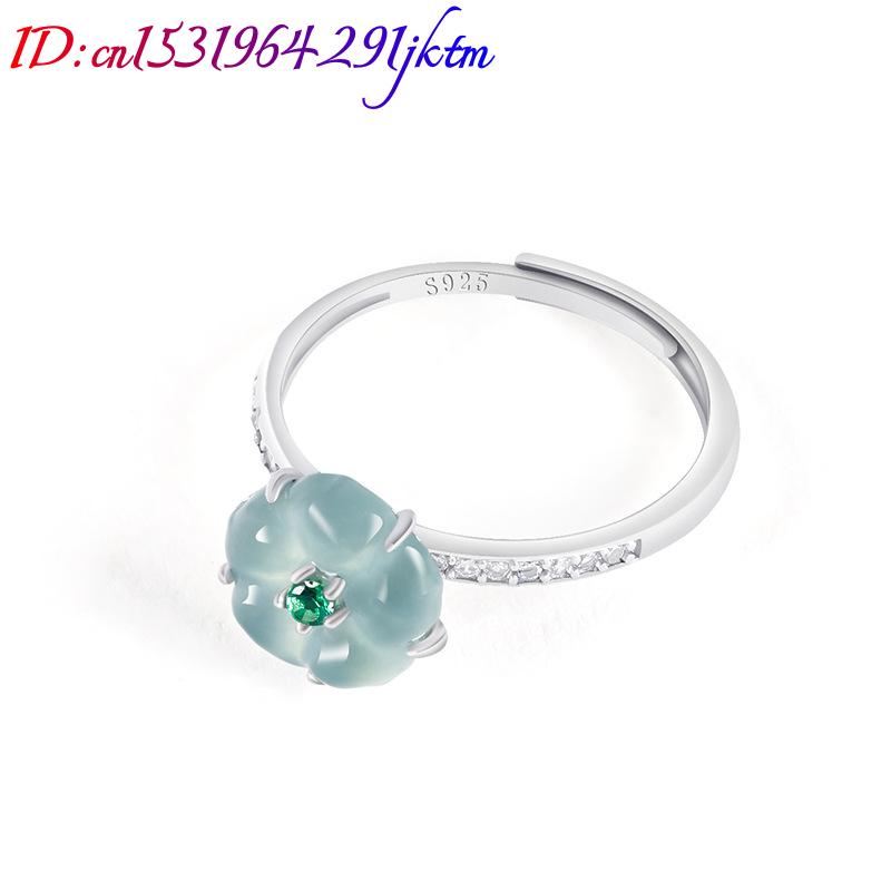 Blauwe Birmese Jadeiet Bloemen - Accessories Woman recensie en prijs