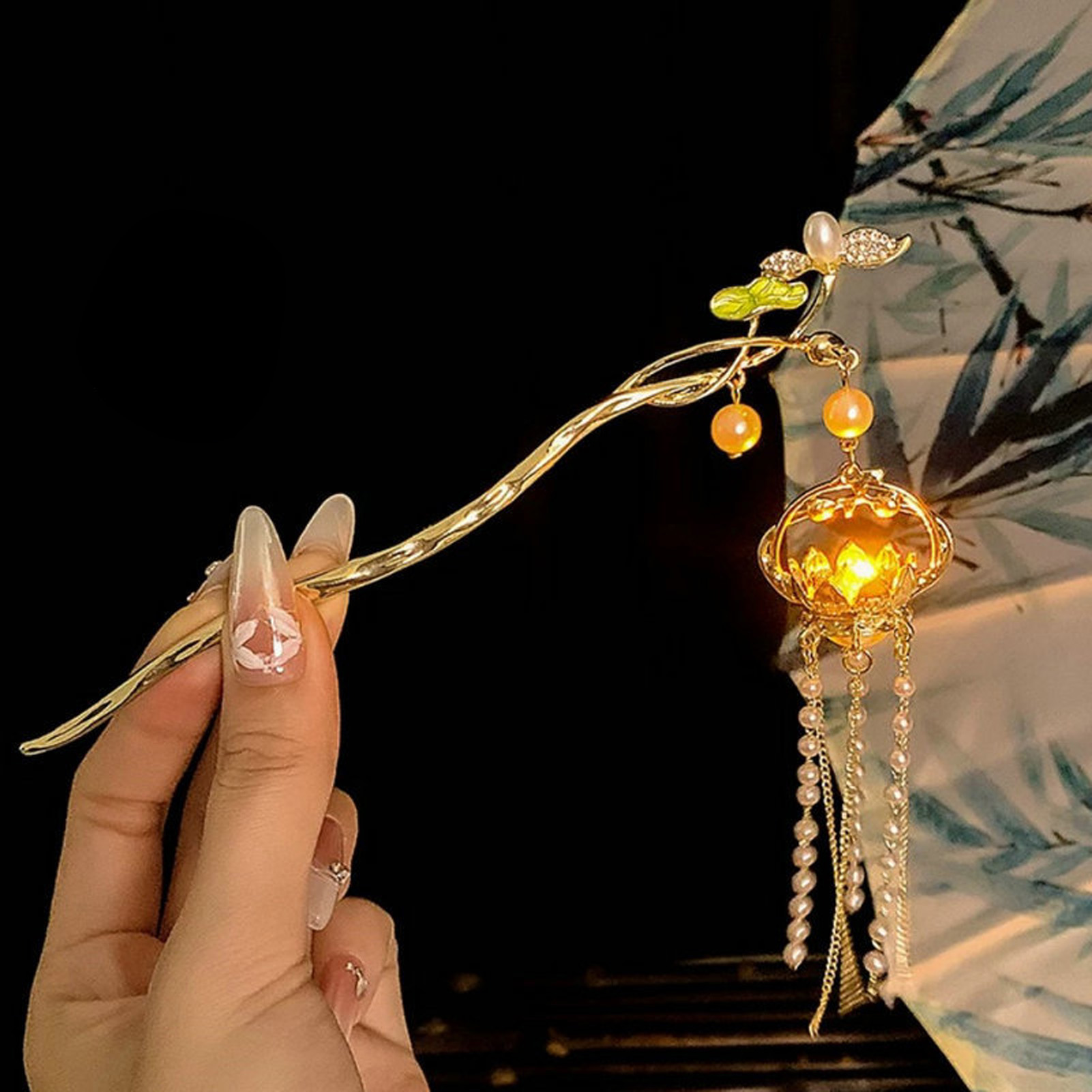 Lichtgevende bloem haarspeld P - Women Accessories Shop recensie en prijs