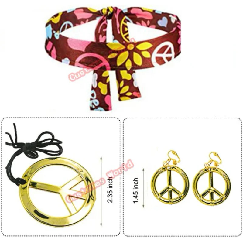 2026 Peace Love Vrouwen Party  - Women'S Accessories In The 60S recensie en prijs