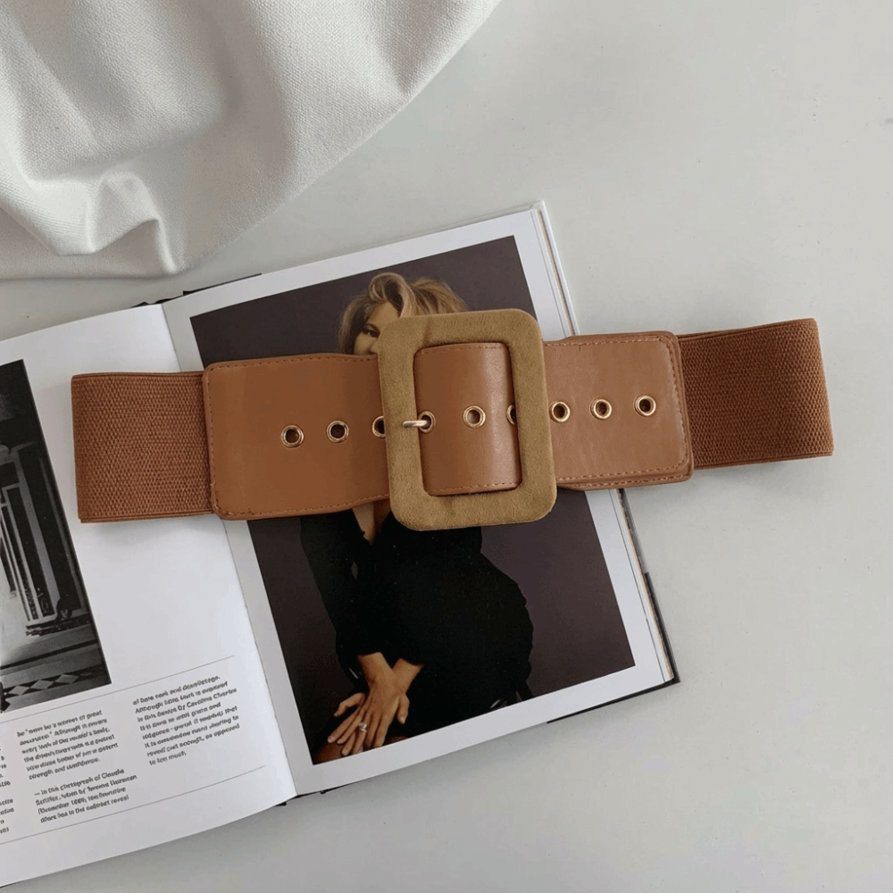 Damesriem Stretch Brede taille - Women Accessories Description recensie en prijs