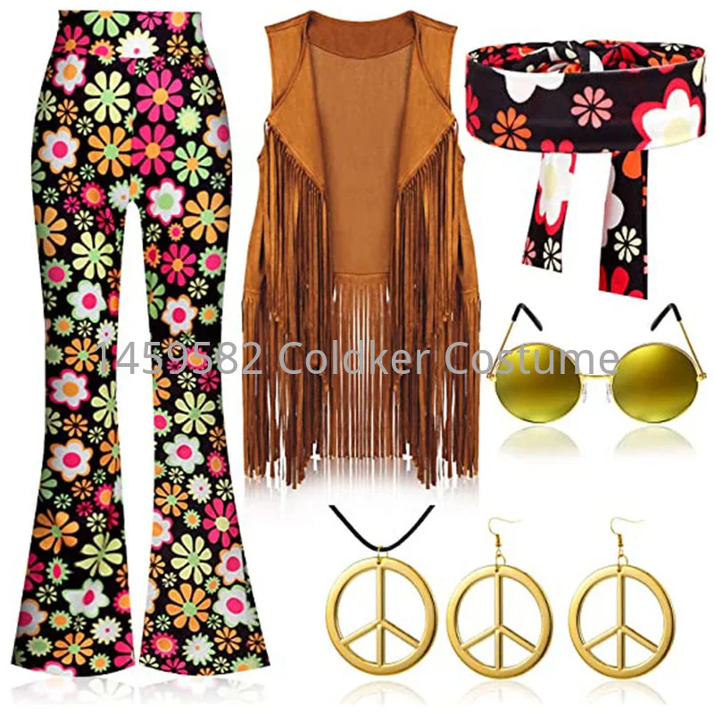 Hippie kostuum vrouwen vrede l - Women'S Accessories In The 60S recensie en prijs