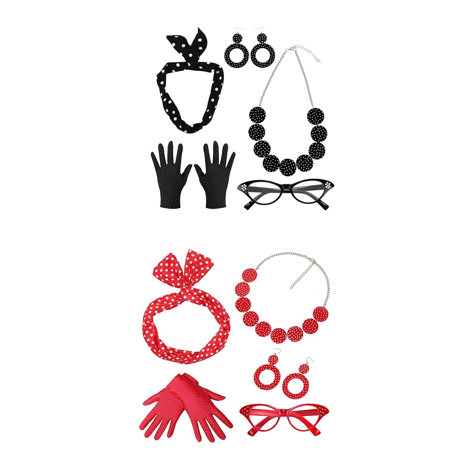 5-pack jaren 1950 dameskostuum - Women'S Accessories In The 1950S recensie en prijs
