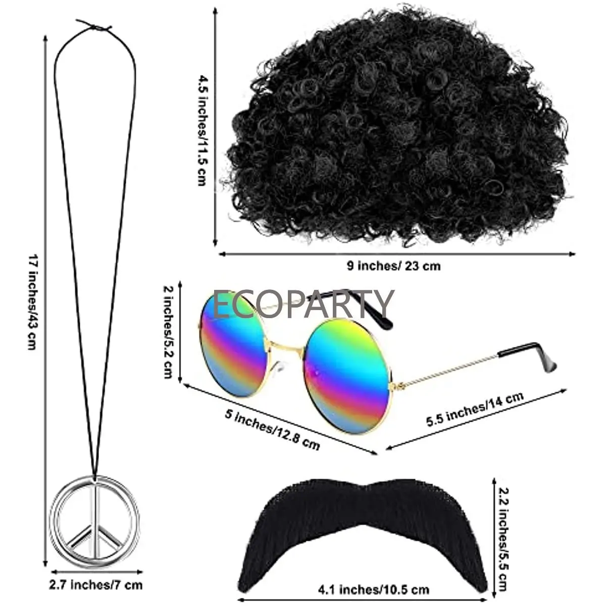 Hippiekostuumaccessoires Jaren - Women'S Accessories In The 60S recensie en prijs