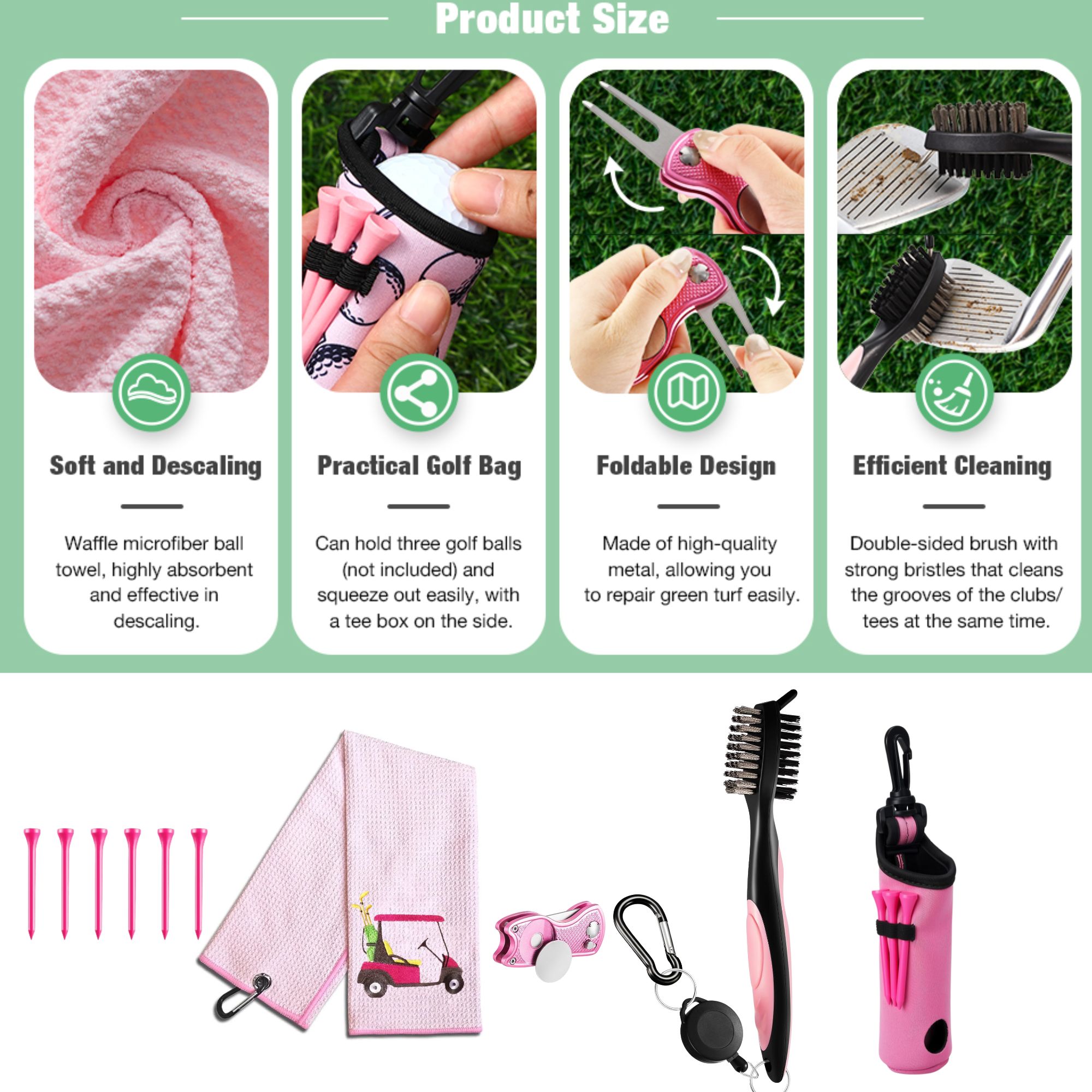 10-delige golf accessoires set - Women'S Golf Accessories recensie en prijs