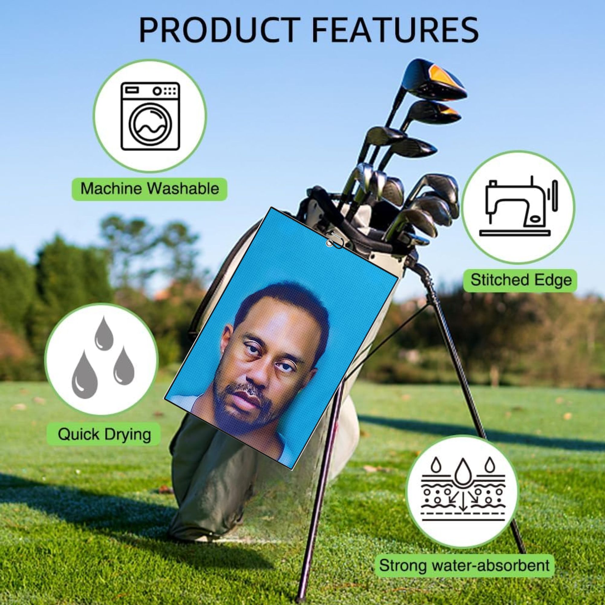 2 stuks grappige microvezel pr - Women'S Golf Accessories recensie en prijs