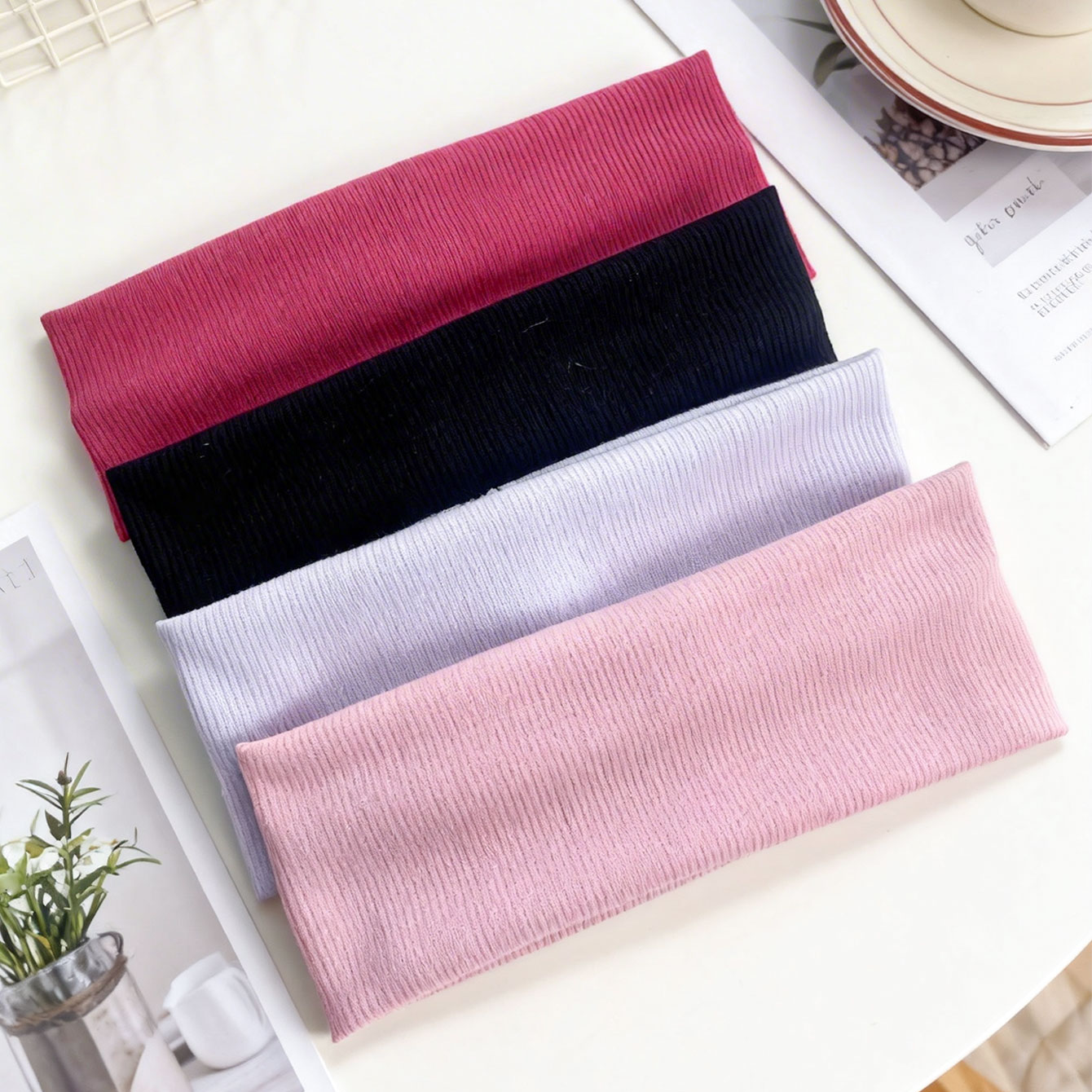 4 stuks brede geribbelde elast - Women'S Yoga Accessories recensie en prijs
