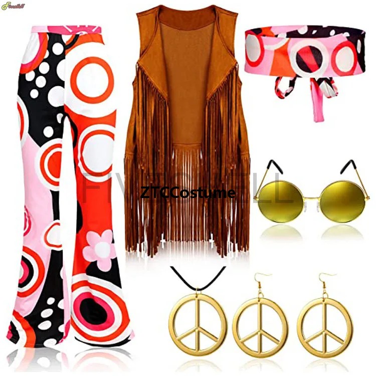 Hippiekostuum Dames jaren 60 j - Women'S Accessories In The 60S recensie en prijs
