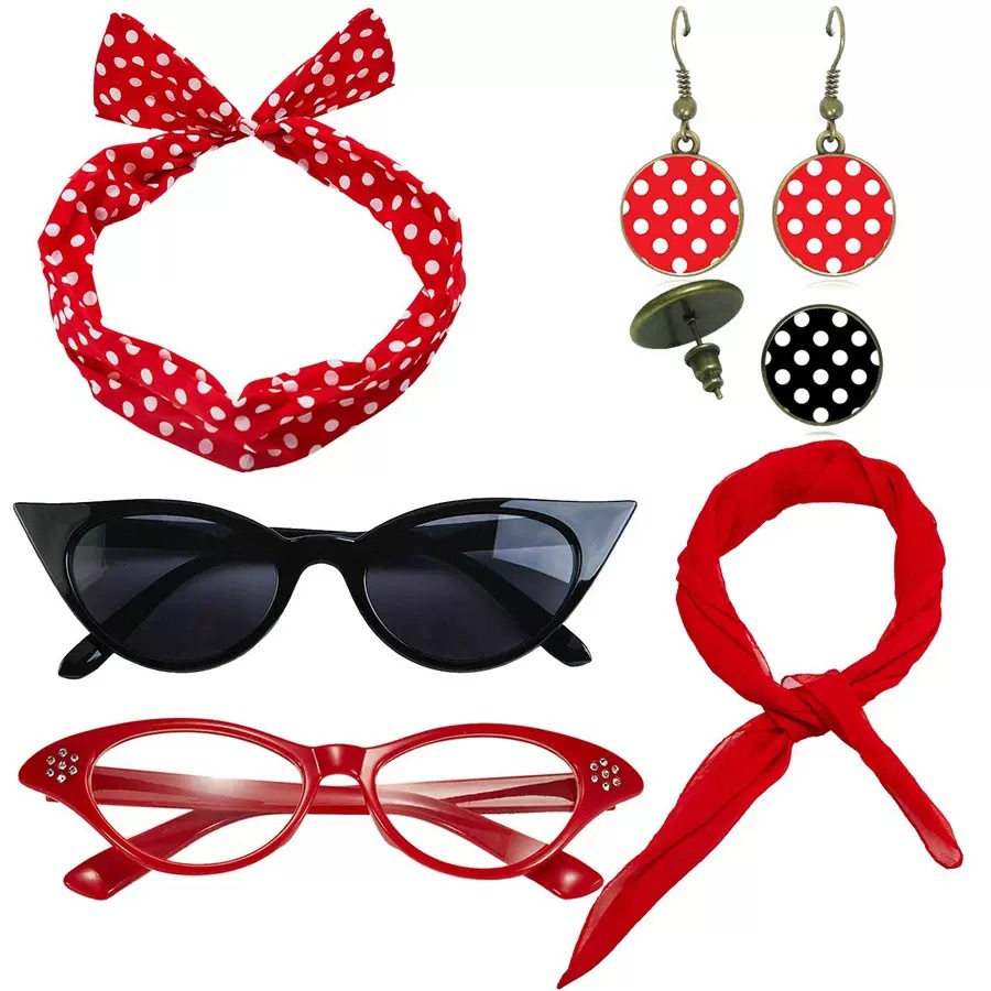 Jaren '50 Retro Party Cosplay  - Women'S Accessories In The 1950S recensie en prijs