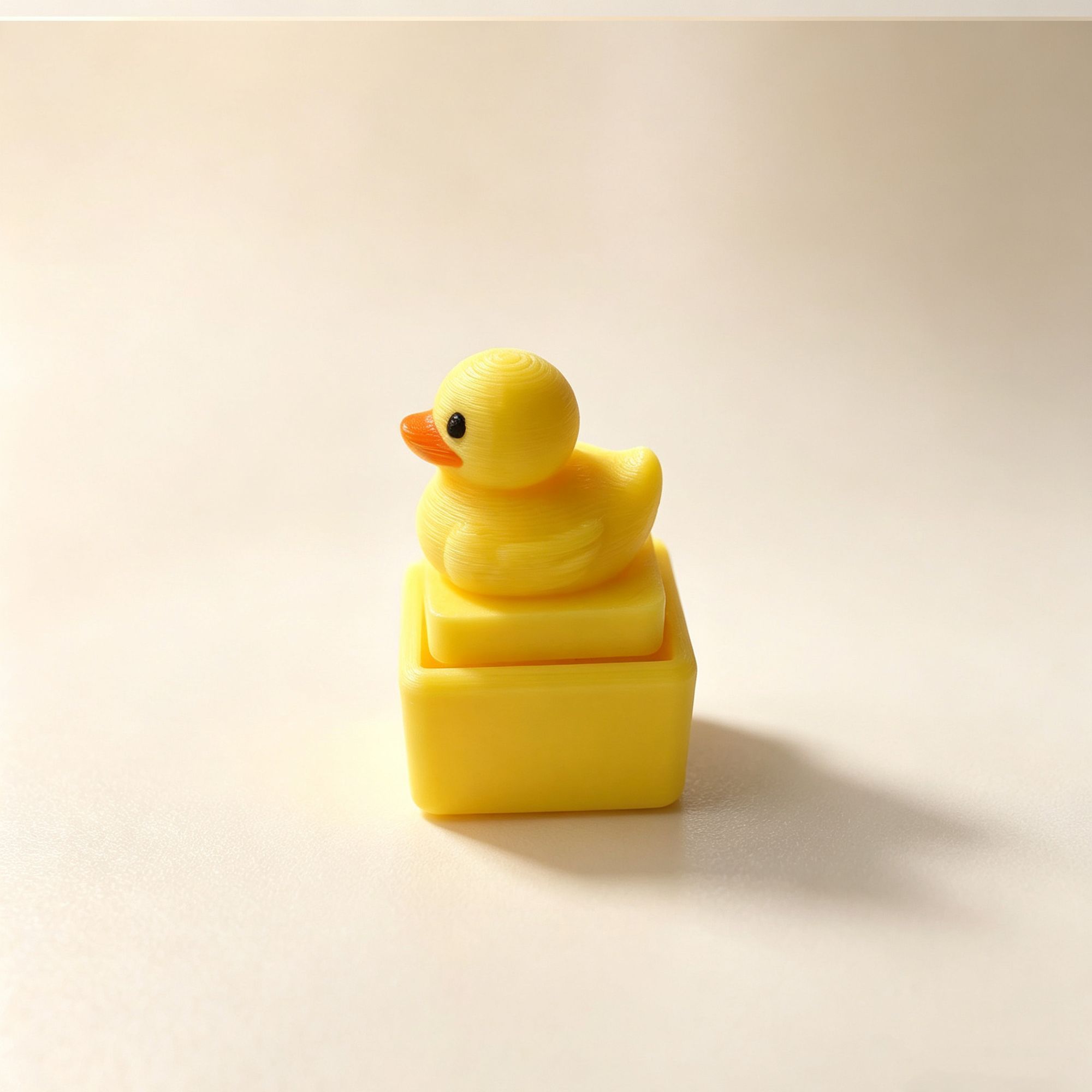 Leuke gele eend druk op sleute - Women'S Yellow Accessories recensie en prijs