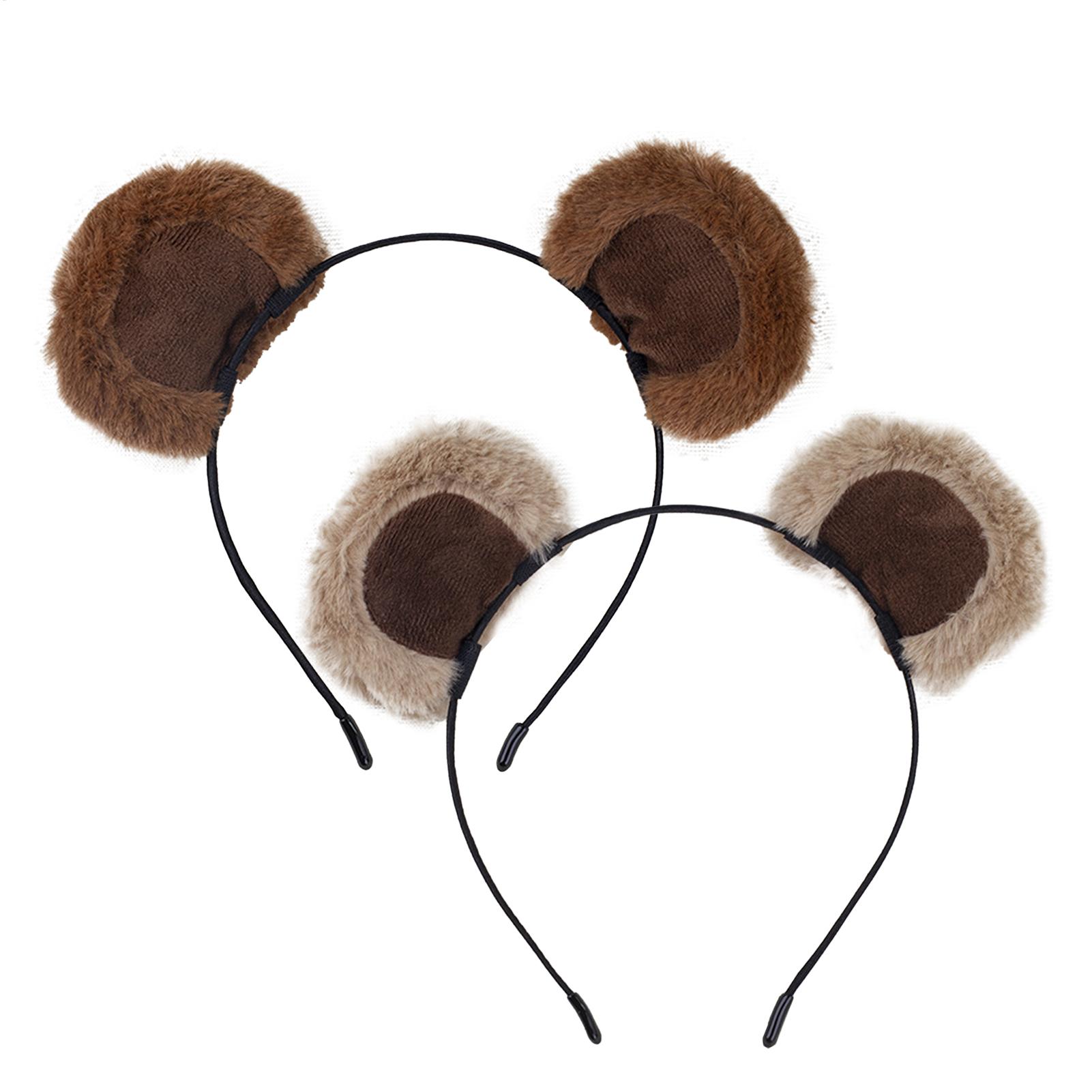 Schattige bruine oren hoofdban - Women Accessories Combo Gift recensie en prijs