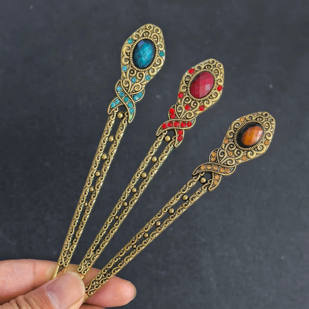 Vintage metalen haarstokjes vo - Women Knight Accessories recensie en prijs