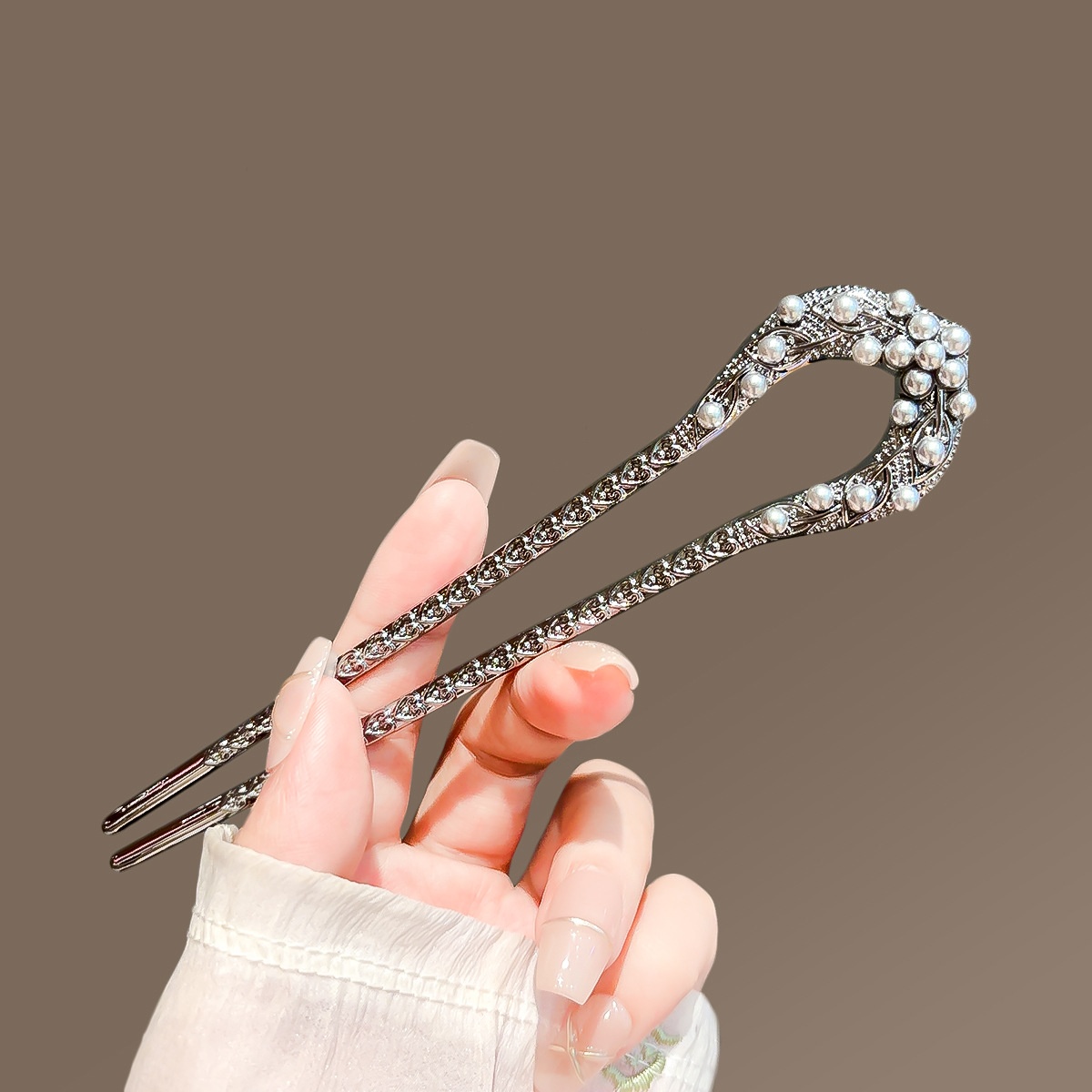 Nieuwe Parel U-vormige Haarspe - Women Accessories Shop recensie en prijs