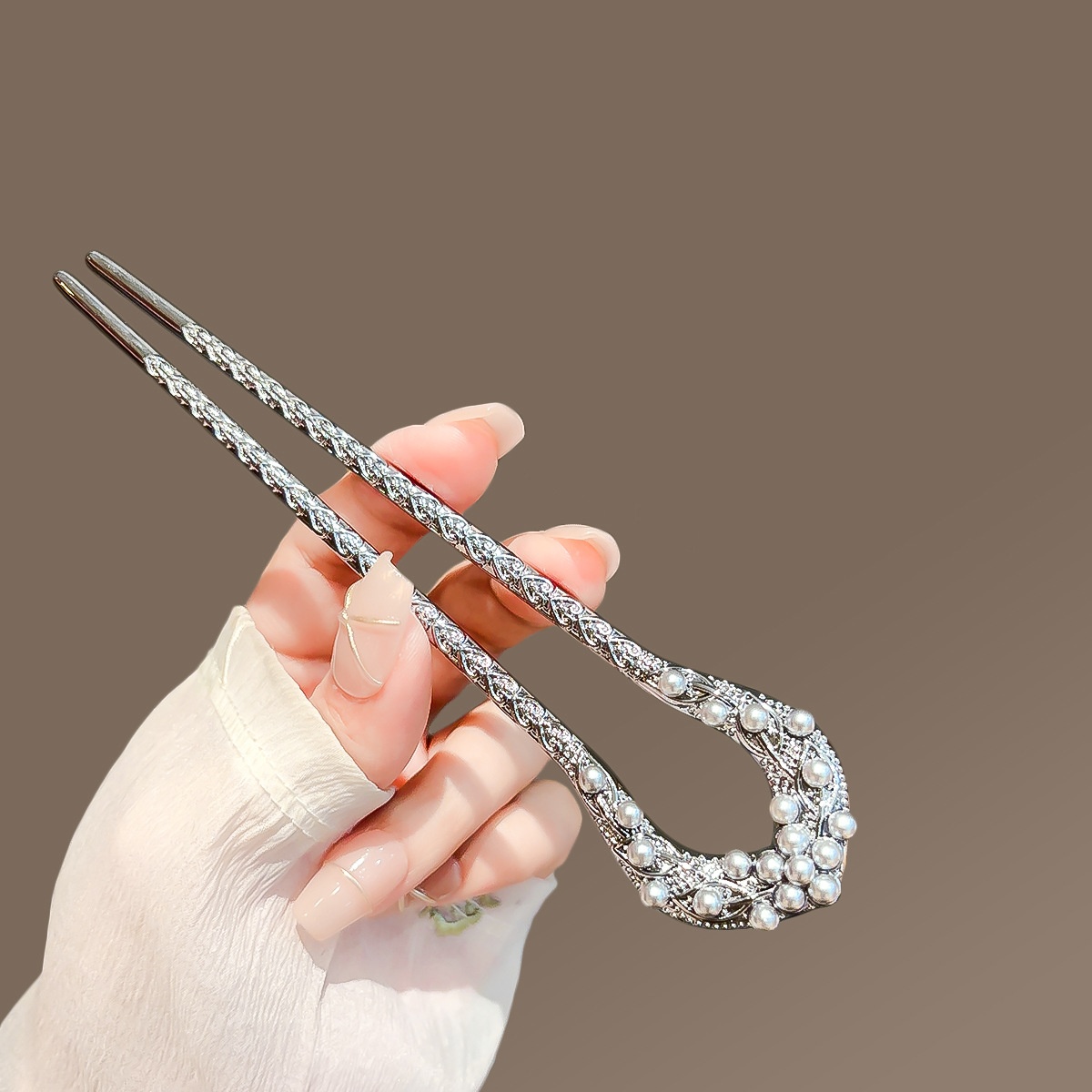Nieuwe Parel U-vormige Haarspe - Women Accessories Shop recensie en prijs