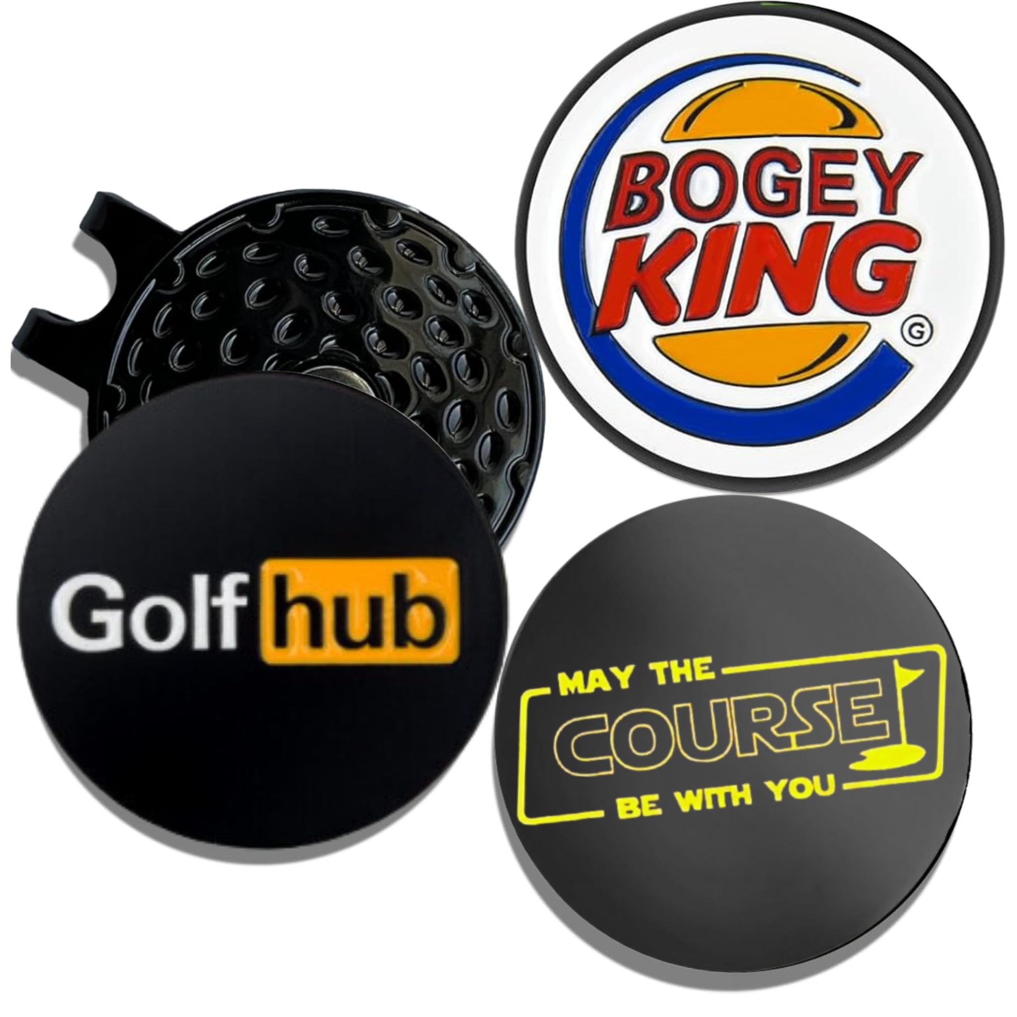 3 stuks grappige golfbalmarker - Women'S Golf Accessories recensie en prijs