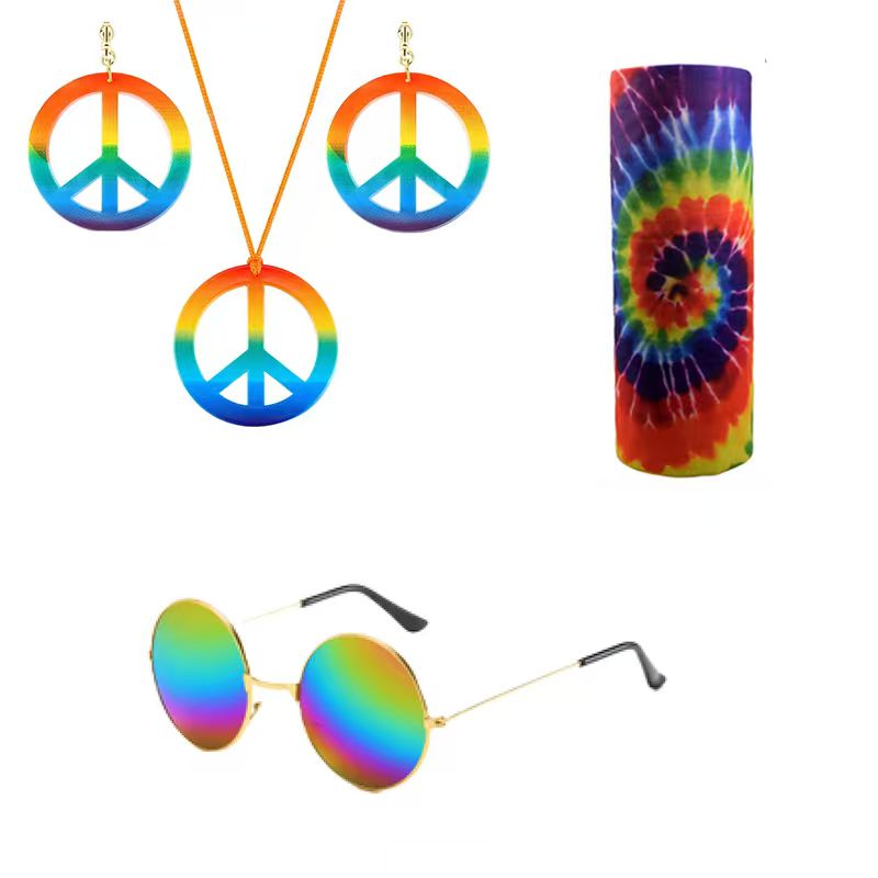 PESENAR Hippie kostuum set bri - Women'S Accessories In The 60S recensie en prijs