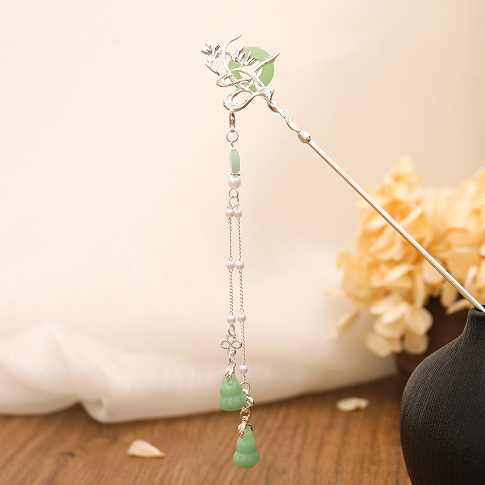 Chinese Stijl Glazen Haarspeld - Women Accessories Shop recensie en prijs