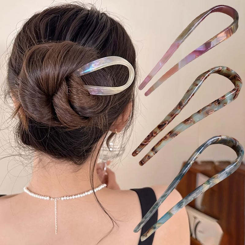 U-vormige haarstokjes Acetaat  - Women Accessories Shop recensie en prijs