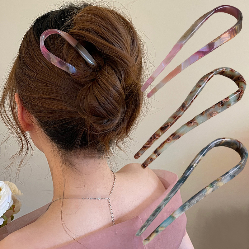 U-vormige haarstokjes Acetaat  - Women Accessories Shop recensie en prijs