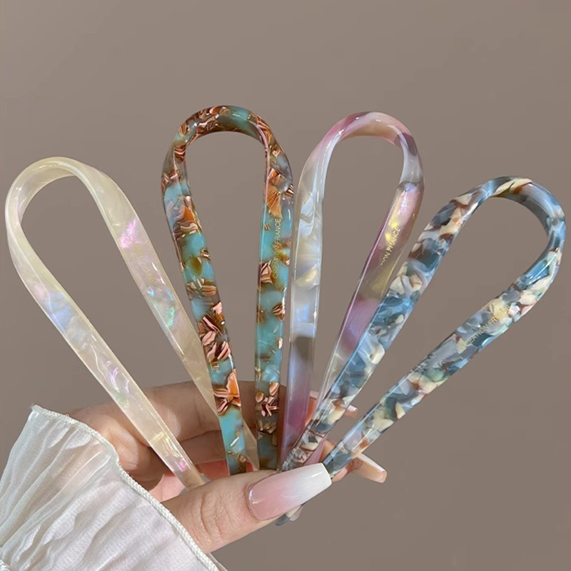 U-vormige haarstokjes Acetaat  - Women Accessories Shop recensie en prijs